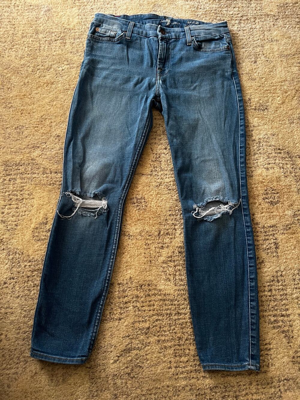 7 for all mankind The ankle jeans size 30